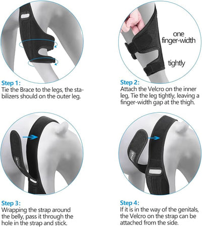 Knee Brace for Dogs ACL with Side Stabilizers,Knee Cap Dislocation, Arthritis - Keeps The Joint Warm and Stable - Extra Support - Reduces Pain and Inflammation - 7Sizes（M）