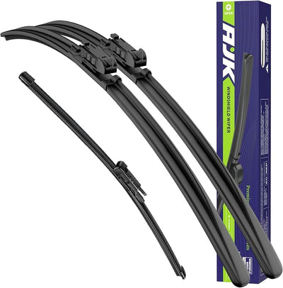 AJK Wiper Blades for INFINITI QX30 2017-2019 | 24"+19"+12", OEM Quality, Front & Rear, 3-Piece