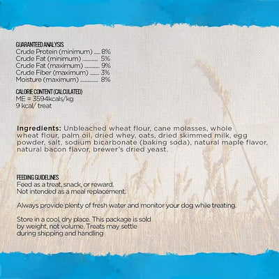 Blue Dog Bakery Natural Dog Treats, Doggie Paws, Maple Bacon Flavor, 16.2oz (1 Count) (Pack of 2)