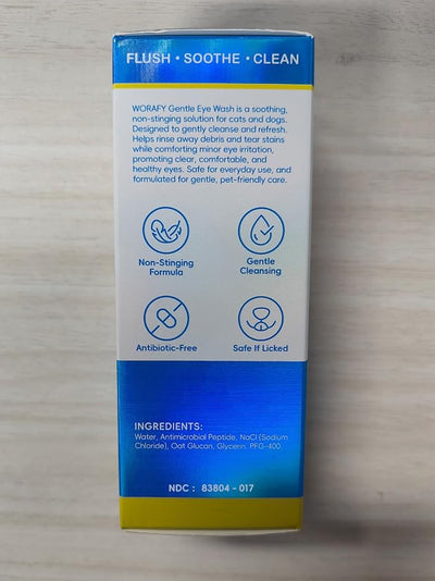 Daiasns Cataract Drops for Dogs, Eye Drops for Eye Infection Treatment, Relieving Itching & Irritation, Vet-Recommended Pink Eyes and Tear Stain Cleaner for Dogs and Cats - 3.38oz
