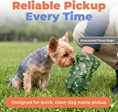 Best Pet Supplies Dog Poop Bags for Waste Refuse Cleanup, Doggy Roll Replacements for Outdoor Puppy Walking and Travel, Leak Proof and Tear Resistant, Thick Plastic - Assorted (Scented), 150 Bags