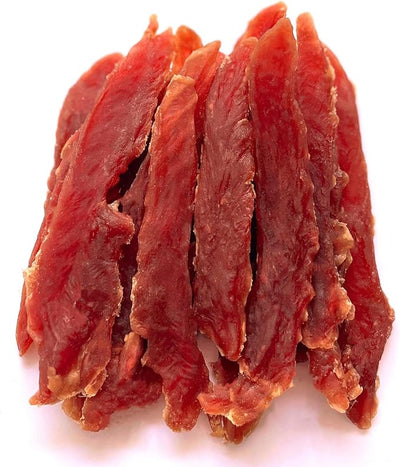 Hubert Pet Duck Jerky Dog Treats, Grain Free, High Protein, Low Fat, 8 oz
