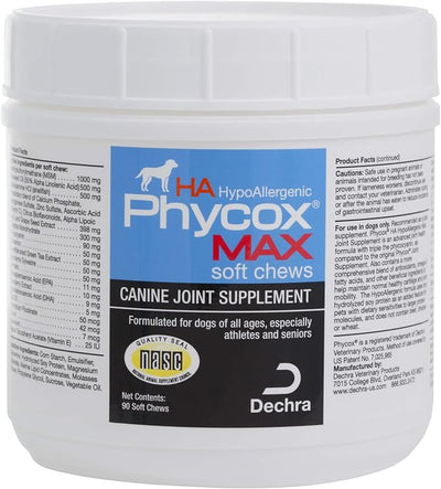 MAX Hypoallergenic (HA) Dog Joint Supplement Soft Chews, 90 Ct