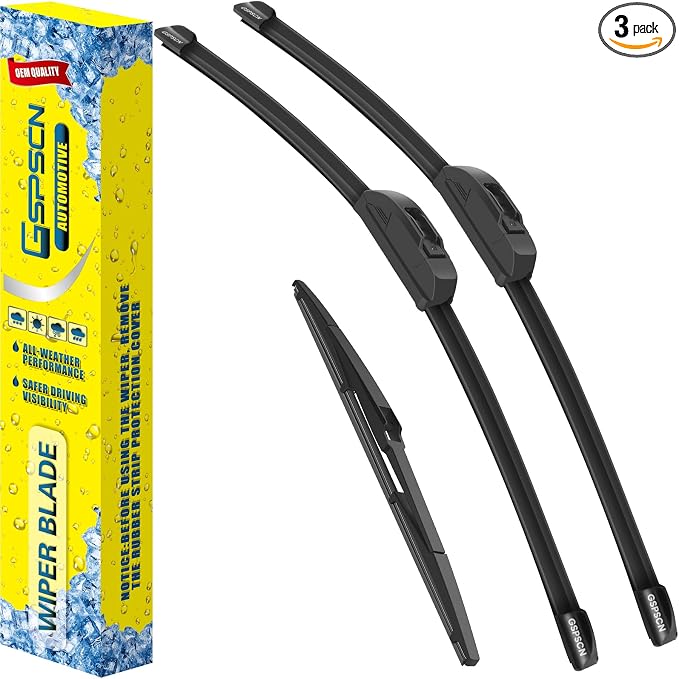 GSPSCN 3 Wipers Replacement For Jeep Cherokee 2023 2022 2021 2020 2019 2018 2017 2016 2015 2014,Original Equipment Windshield Wiper Blades Set 26"+18"+14" (Set of 3)