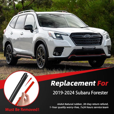 OTUAYAUTO Windshield Wiper Blades Replacement for Subaru Forester 2019-2024, All-Extreme Weather Performance Quiet No Trace Front and Rear Wipers Top Lock 26"+17"+14" (Pack of 3)