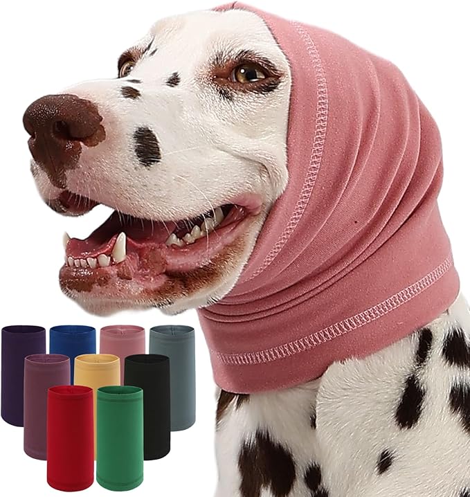 Dog Calming Hoodie Quiet Head Cover Sleeves Anxiety Relief/Noise Protection - Grooming - Thunder - Fireworks