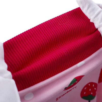Dog Recovery Suit After Surgery Female Male, Medium Large Dog Neuter Shirt Cone Alternatives Prevent Licking Surgical Onesies (Strawberry, 4XL)