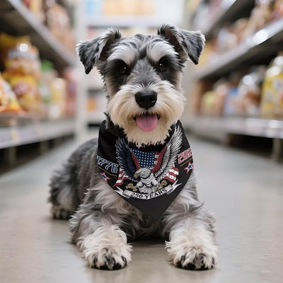 KEIAHUAN 250th Anniversary Pet Bandanas 1776 2026 American 250 Years Pet Triangle Scarf Patriotic Adjustable Puppy Bibs for Small Medium Pet Dog