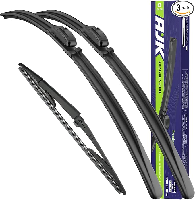 AJK Wiper Blades for Jeep Grand Cherokee 2005-2010 | 3-Piece, All Weather, OEM Quality