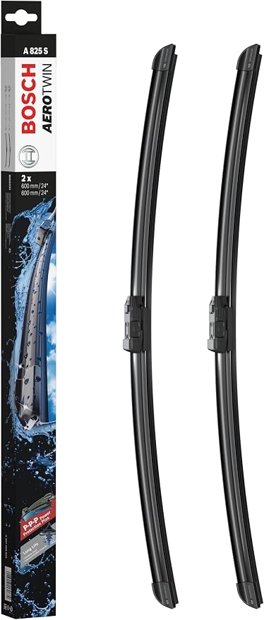 BOSCH 3397009825 AeroTwin Wiper Blade Combo Pack - Set of 2 (24" & 24") | Driver and Passenger Side Original Equipment Replacement Blades