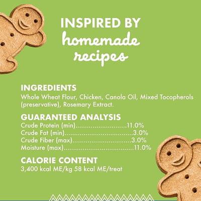 Buddy Biscuits 16 oz. Box of Whole Grain Crunchy Dog Treats Made with Natural Roasted Chicken