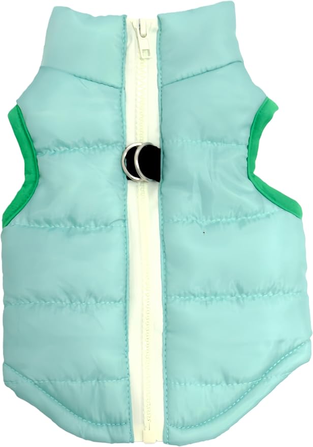 Winter Waterproof Windproof Vest Coat for Small Medium Dogs - Warm Jacket for Cold Weather (Not Suitable for Big Dogs) X-Green S