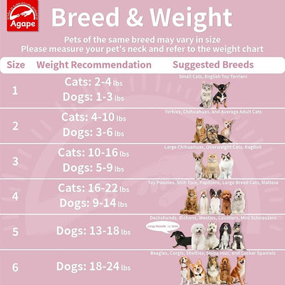 Agape Soft Dog Cone for Small Dogs & Cats, Recovery Collar to Stop Licking | Comfy E Collar Alternative for Puppies, Adjustable Cloth Cone After Surgery, Protective Neck Cone for Kittens, Washable