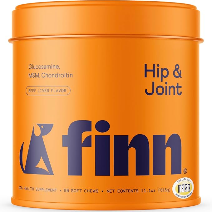Hip & Joint Chews for Dogs | Glucosamine, Chondroitin & MSM | 90 Ct