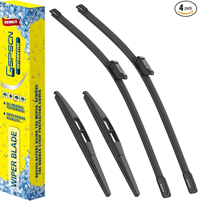 GSPSCN 4 Wipers Replacement for Mini Cooper Clubman 2023 2022 2021 2020 2019 2018 2017 2016 Original Equipment Windshield Wiper Blades 22"+20"+10"+10" (set of 4) Top Lock