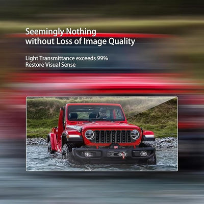 2pack 2026 2025 Jeep Wrangler 4xe Gladiator Screen Protector for 2026 2025 2024 Jeep Wrangler JL Gladiator 4xe Sport Rubicon Sahara Willys Sport S 12.3Inch 2024 Wrangler Gladiator Accessories 12.3''