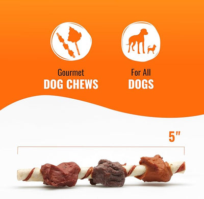 Good 'n' Fun Kabobs Long-Lasting Dog Treat, With Real Proteins, Beef Hide and Premium Chicken, Supports Dental Health, Mental Stimulation, 12 oz