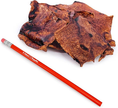 ValueBull USA Rawhide Chips, Natural Beef Flavor, 100 Count Bulk Pack - Natural & Safe, USA Beef Hide, Long Lasting, Chemical Free, No Artificial Flavors