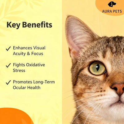 Advanced Vision Formula for Dogs, AuraPets Vision Formula, with Lutein, Zeaxanthin, Astaxanthin, Supports Vision and Reduces Cloudiness, 30ml (1)