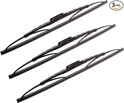 ACDelco Silver 8-4415 Conventional Wiper Blade, 15 in (Pack of 3)