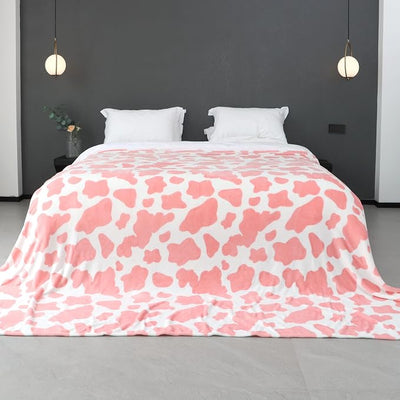 Queen Blanket for Bed Couch, Pink Throw Blanket Queen/Full Size Fuzzy Fleece Throws for Women Girls, Extra Large Plush Bedding for Bedroom Living Room All Season 90"x90"