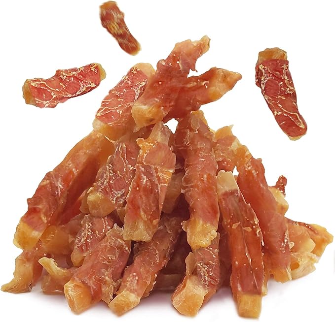 Chicken Wrapped Sweet Potato Dog Treats for All Breeds, Rawhide-Free Soft Chews for Training, No Artificial Colors, 10 oz