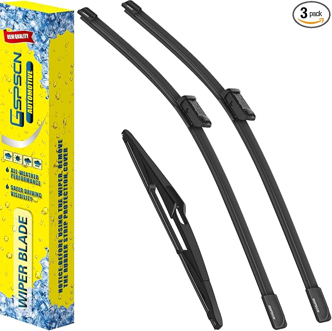 GSPSCN 3 Wipers For Benz GL-Class 2013-2016 GL450 GL350 GL550 ，ML-Class 2012-2015 ML350 ML550 ML63 ，GLE-Class 2016-2017 Original Equipment Wiper Blades 26"+22"+12" (Set of 3)