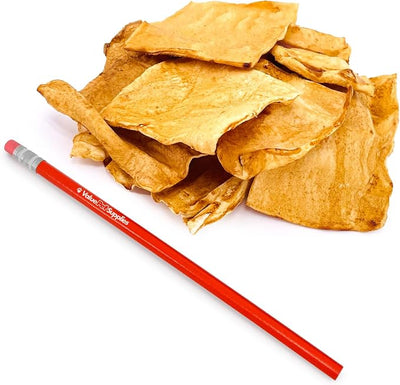 ValueBull USA Rawhide Chips, Chicken Infused, 50 Count - Natural & Safe, USA Beef Hide, Long Lasting, Chemical Free, No Artificial Flavors