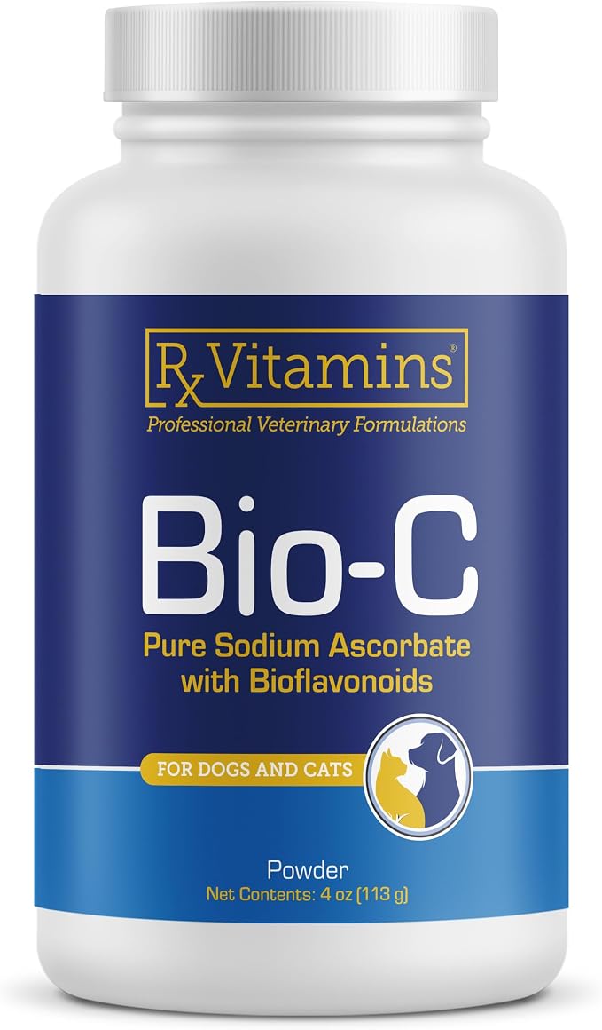 Bio-C - Vitamin C for Dogs and Cats - with Lemon Bioflavonoids for Allergy Relief - Immune Support Supplement - Promotes Healthy Coat and Skin - Joint Supplement - 4 oz