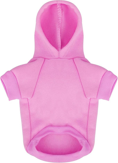 Comfortable Polycotton Dog Hoodie: Soft, Lightweight Puppy Vest for Small and Large Dogs, Highlighting the Heartfelt 'I Only Love My Bed, My Mama, I'm Sorry' Slogan Print Pink X-Large