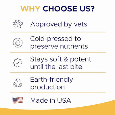 Omega 3 Fish Oil for Dogs (180Ct) - Skin&Coat Chews - Dry & Itchy Skin Relief + Allergy Support - Shiny Coat - EPA&DHA Fatty Acids - Salmon Oil Chews Promotes Heart, Hip & Joint Support