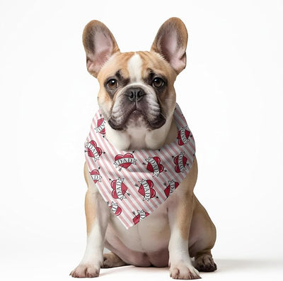 W Brings Bandana for Dogs | This Stunning Gorgeous Design Dog Bandana Scarf is Perfect Styling Accessory for Dogs Large, Medium & Small. One Size Fits All. (Medium - Large, DAD)