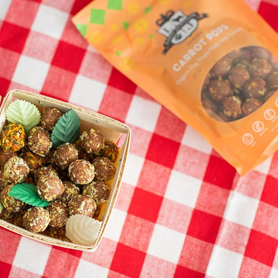 Lord Jameson Carrot Pops 6 oz: Organic Soft & Chewy Dog Treats | Natural Puppy & Senior Treats | Easy Chew Hypoallergenic Dog Snacks | Gourmet Healthy Training Treats for Small & Large Dogs