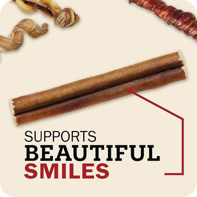 Redbarn Pet Products 9" Braided Bully Sticks for Dogs - Natural, Grain-Free, Highly Palatable, Long-Lasting Dental Chews Sourced from Free-Range, Grass-Fed Cattle 35 Sticks