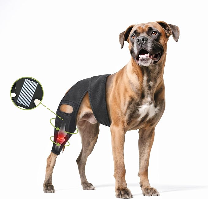 Dog Hip Brace, Knee & Leg Support Brace for ACL Recovery, Ligament Injury - Breathable & Adjustable Dog Leg Brace for Senior Dogs, Post-Surgery Rehabilitation & Mobility Aid(Size S)