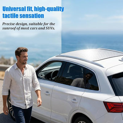 Car Sunroof Shade for Subaru Forester 2019-2025, Magnetic Moonroof Cover UV Block Windshield Sunshield Mesh Top Reflective Canopy Protector