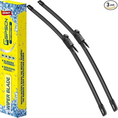 GSPSCN 2 Wipers For BMW 320i 328d 328i 330e 330i 335d 335i 340i M3 M340i M4 ActiveHybrid 3 /Audi A3，Original Equipment Windshield Wiper Blades Set 24"+19"(Set of 2)