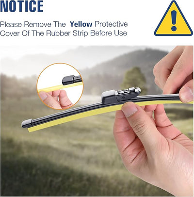 15 Inch Rear Wiper Blade Replacement for Volkswagen Tiguan 2024 2023 2022 2021 2020 2019 2018 Original Equipment Replacement Rear Windshield Wiper Blade for My Car(15-H)