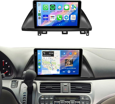 4G+128G Car Radio Stereo for Honda Odyssey 2005-2010,10.1 Inch HD in-Cell Touch Screen/Android 15/Wireless CarPlay/Android Auto/GPS/WiFi/5.0Bluetooth/FM/RDS/SWC/AHD Backup Camera