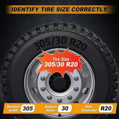 Snow Chains,Tire Chains for Car Pickup Suv Truks,Easy Installation,Use Snow Ices and Mud,for Tire Width 215 225 235 245mm and More-Set of 2