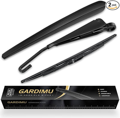 Rear Windshield Wiper Blade and Arm for Buick Envision 2016-2020 | OEM Replacement Back Wipers Arm Blade Quiet and Streak-Free Assembly All-season Automotive Parts Accessories
