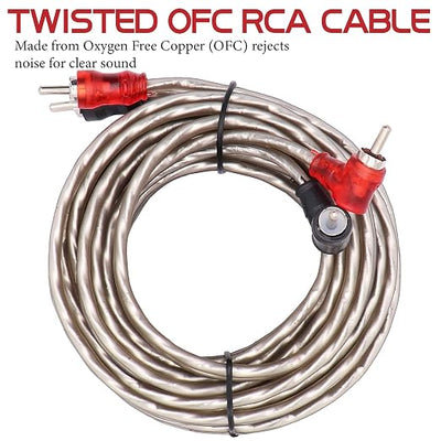 4 Gauge Amp Subwoofer Wiring Kit,Make Connections and Brings Power to Your Amplifier,Audio,Subwoofers and Speakers