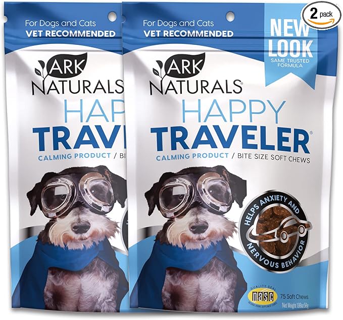 Happy Traveler Calming Chews for Dogs, Bundle Pack