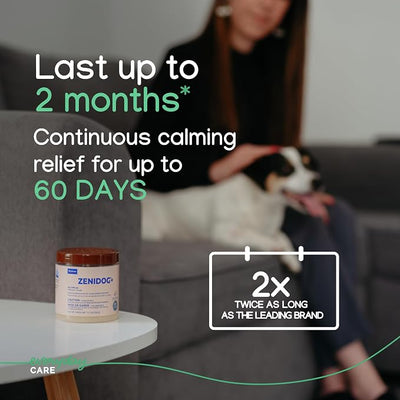 Virbac ZENIDOG® Gel Diffuser | Dog Calming Pheromone Diffuser for Stress Relief No Electricity Required and Lasts up to 2 Months