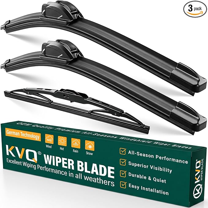 Windshield Wiper Blades Replacement for Dodge Grand Caravan 2008-2020 Chrysler Town & Country 2008-2016,Original Equipment Replacement Front Rear Wiper Blade Set - 26" 20" 16" (Set of 3)