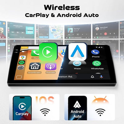 4GB+128GB Car Stereo for Toyota Corolla (2009-2013) 9-Inch in-Cell Touchscreen 720x1280P Android Car Radio Wireless CarPlay Android Auto FM BT WiFi