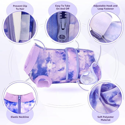 Lukovee Recovery Suit for Dogs, Zipper On Recovery Suit for Female Male Dog, Onesie Abdominal Wounds Cone E-Collar Alternative Prevent Licking Spay Recovery Suit (XXL,TPU)