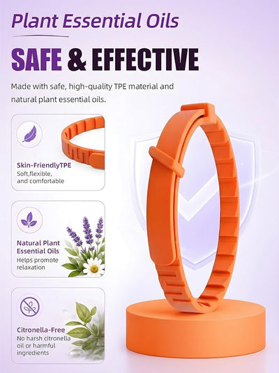 Calming Collar for Cats, 4 Pack – Adjustable Cat Calming Collars for Anxiety Relief, Reduces Stress, Bad Behavior, Breakaway Waterproof Pheromone Collar for Cats & Small Puppy (Orange, Small)