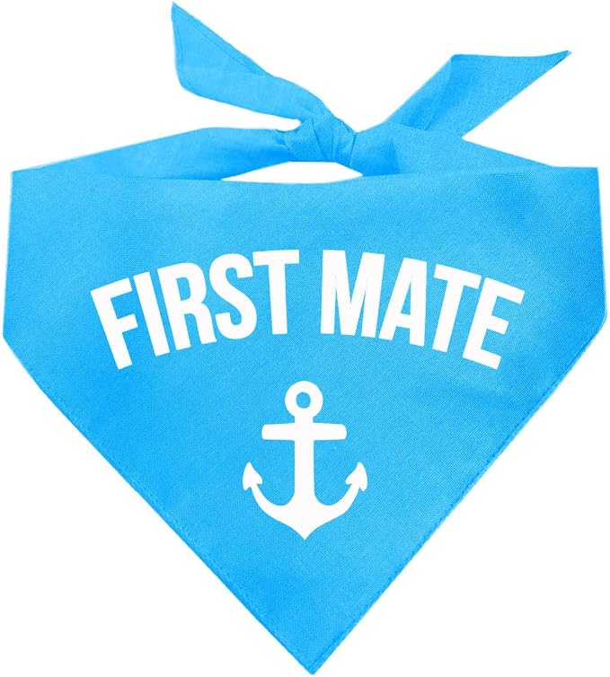 First Mate Dog Bandana (Turquoise, XS 264)