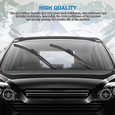 26"+18"+20" 3PCS Windshiled Wiper Blades Fit For Honda Accord Crosstour 2011-2010, for Car Front and Rear